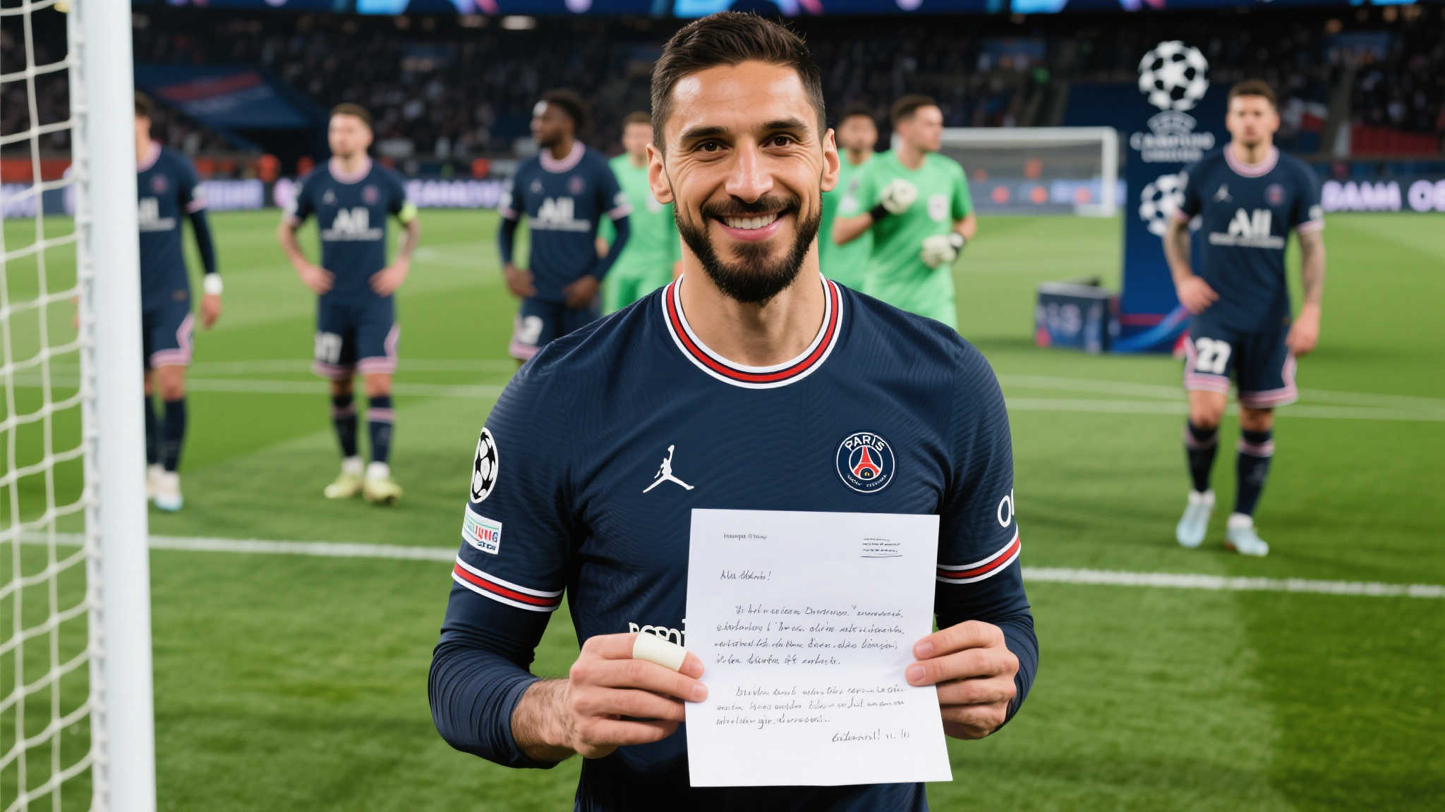 从信息中得知，多纳鲁马选择用书面方式表达他对比赛和